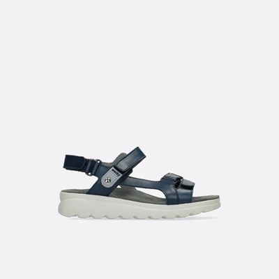 Blue Wolky Mile Women's Sandals | LGHC41632