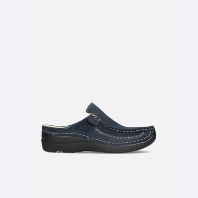 Blue Wolky Roll Women's Slides | SZBE40895