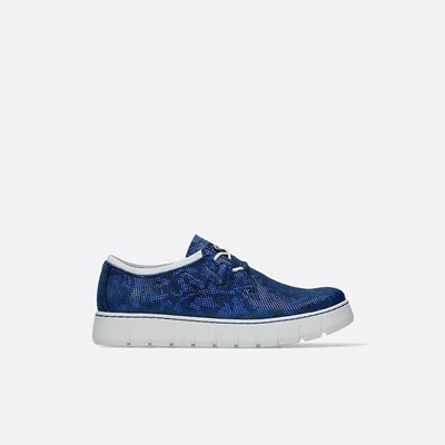 Blue Wolky Vic Summer Women's Sneakers | OXAC40758