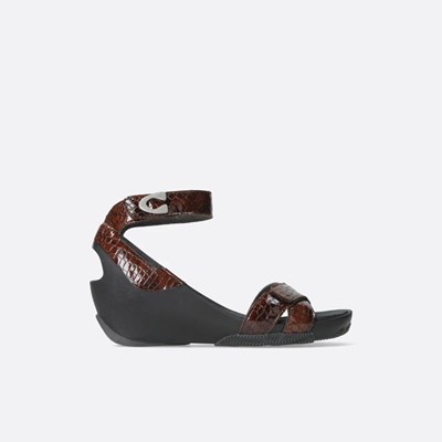 Brown Wolky Era Women's Sandals | AYKG37259