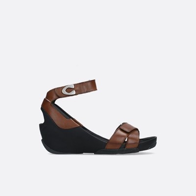 Brown Wolky Era Women's Sandals | GAWN14076