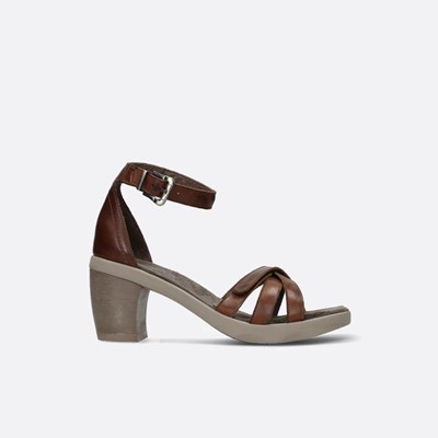 Brown Wolky Exit Women's Sandals | WEUI30942