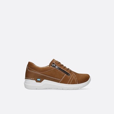 Brown Wolky Feltwell Women's Walking Shoes | QOKZ23184