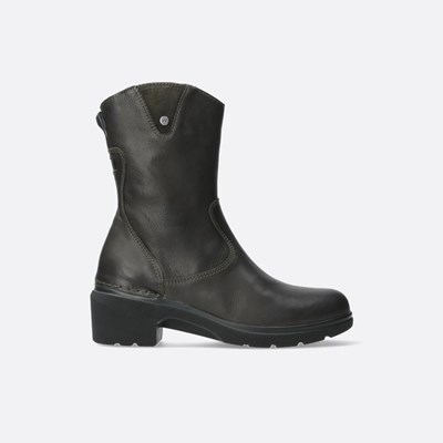 Green Wolky Arbol Women's Biker Boots | RWKB72105