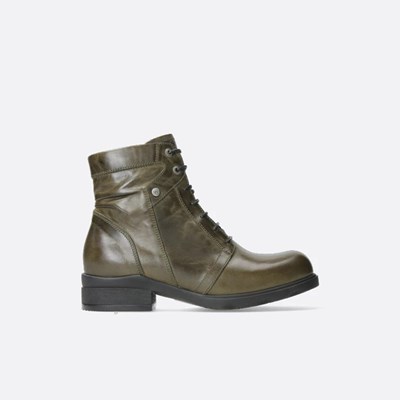 Green Wolky Center Xw Women's Biker Boots | BEGN72658