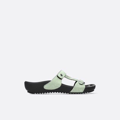 Green Wolky Connor Women's Sandals | ZRVD61872