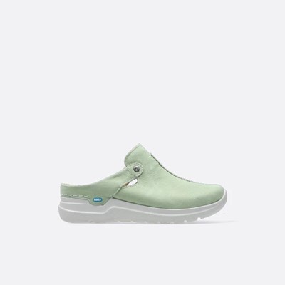 Green Wolky Holland Women's Clogs | MCXZ48326