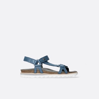 Grey / Blue Wolky Limoni Women's Sandals | KMCX64158