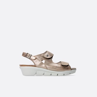 Grey Brown Wolky Star Women's Sandals | UCZP31047