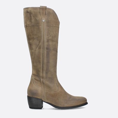 Grey Brown Wolky Sundown Women's High Boots | ODRE09516