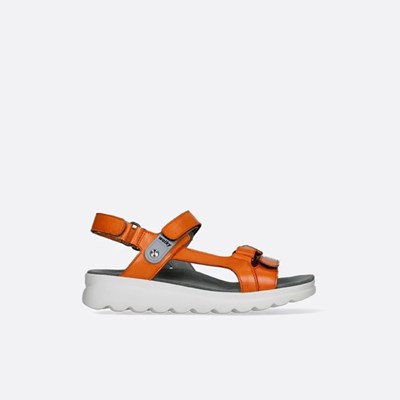 Orange Wolky Mile Women's Sandals | HJGV85261