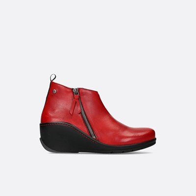 Red Wolky Anvik Women's Ankle Boots | GREW34265