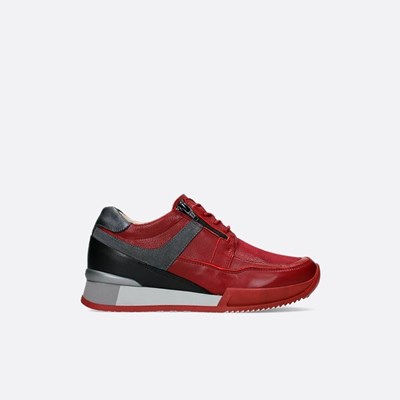 Red Wolky Banff Women's Sneakers | AFXR87091