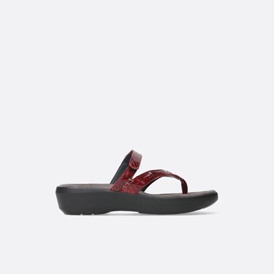 Red Wolky Bassa Women's Sandals | GKPS04753