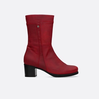 Red Wolky Donna Women's Mid Calf Boots | NJQW10436