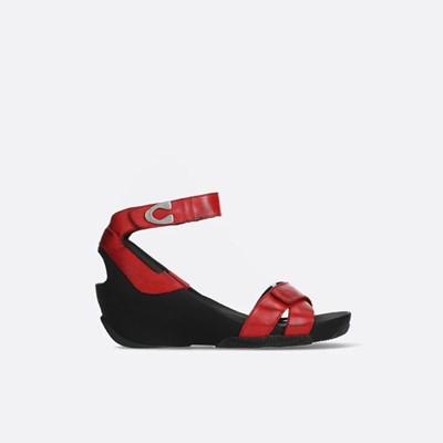 Red Wolky Era Women's Sandals | BHXW90581