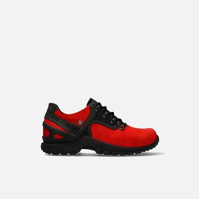 Red Wolky Grip Wp Women's Lace Up Shoes | NWVO85017