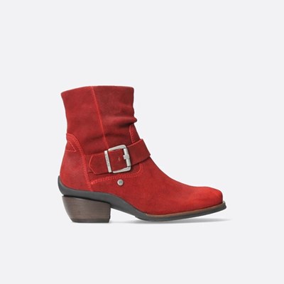 Red Wolky Guadalajara Women's Ankle Boots | DKVC87132