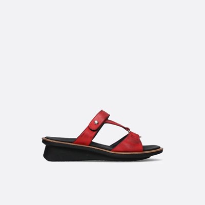 Red Wolky Isa Women's Sandals | YTJH15709