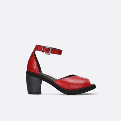 Red Wolky Jam Women's Sandals | ITHG58073