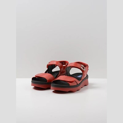 Red Wolky Medusa Women's Sandals | ZUPX76312