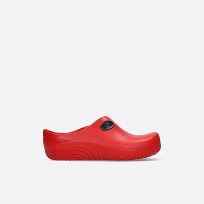 Red Wolky Ok Clog Women's Clogs | OULR43081