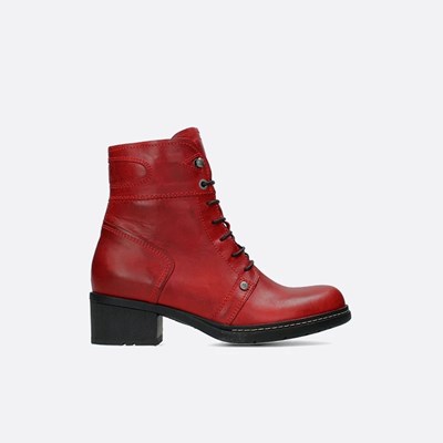 Red Wolky Red Deer Xw Women's Biker Boots | ECYB10469