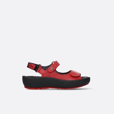 Red Wolky Rio Women's Sandals | KPAR89643