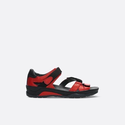 Red Wolky Ripple Women's Sandals | UHBP45730