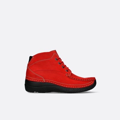 Red Wolky Roll Shoot Women's Lace Up Shoes | BUQV64308