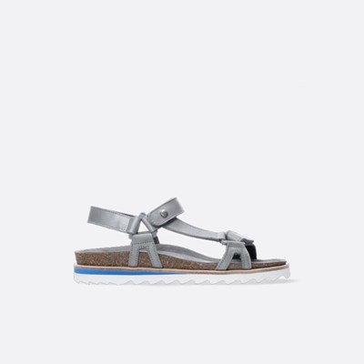 Silver / Grey Wolky Limoni Women's Sandals | ASEF84017