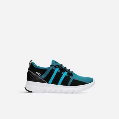 Turquoise Wolky Mako Women's Sneakers | MIFA56932