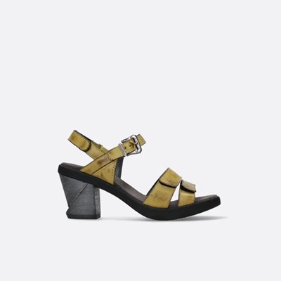 Yellow Wolky Cross Women's Sandals | EIVH50692